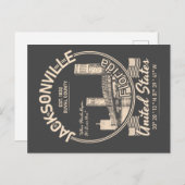 JACKSONVILLE CITY - FLORIDA VINTAG POSTKARTE (Vorne/Hinten)
