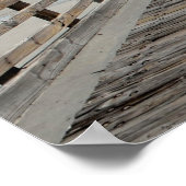 Jacksonville Fishing Pier Poster (Ecke)