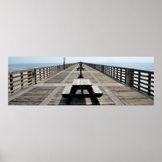 Jacksonville Fishing Pier Poster (Vorne)