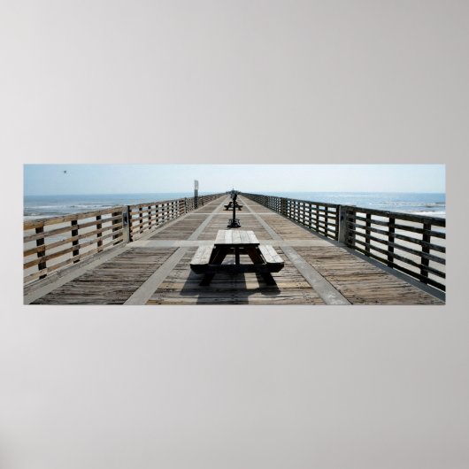 Jacksonville Fishing Pier Poster (Vorne)