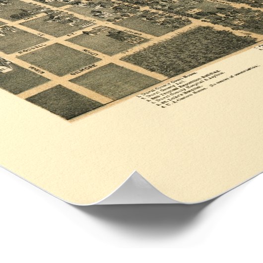 Jacksonville, FL - 1893 Poster (Ecke)