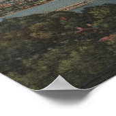 Jacksonville, FL - Navy Bombers über St. John's Poster (Ecke)