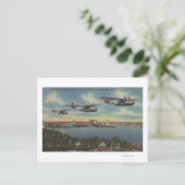 Jacksonville, FL - Navy Bombers über St. John's Postkarte (Stehend Vorderseite)