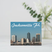 Jacksonville FL Postkarte (Stehend Vorderseite)