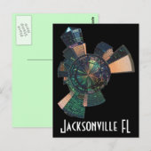 Jacksonville FL Postkarte (Vorne/Hinten)