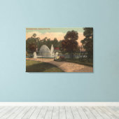 Jacksonville, FL - Sicht auf Riverside Leinwanddruck (Insitu (Holzboden))