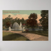 Jacksonville, FL - Sicht auf Riverside Poster (Vorne)