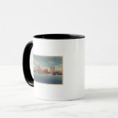 Jacksonville, FL - View Water Front & Skyline Tasse (Vorderseite Links)