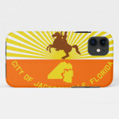 Jacksonville Flag Case-Mate iPhone Hülle (Rückseite (Horizontal))