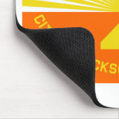 Jacksonville Flag Mousepad (Ecke)