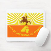 Jacksonville Flag Mousepad (Mit Mouse)