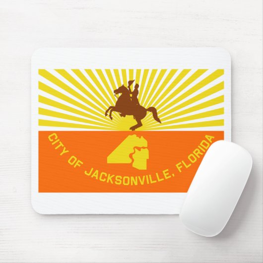 Jacksonville Flag Mousepad (Mit Mouse)