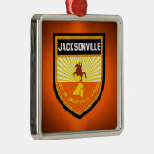 Jacksonville Flag Ornament Aus Metall (Rechts)