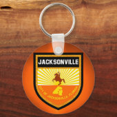 Jacksonville Flag Schlüsselanhänger (Vorderseite)