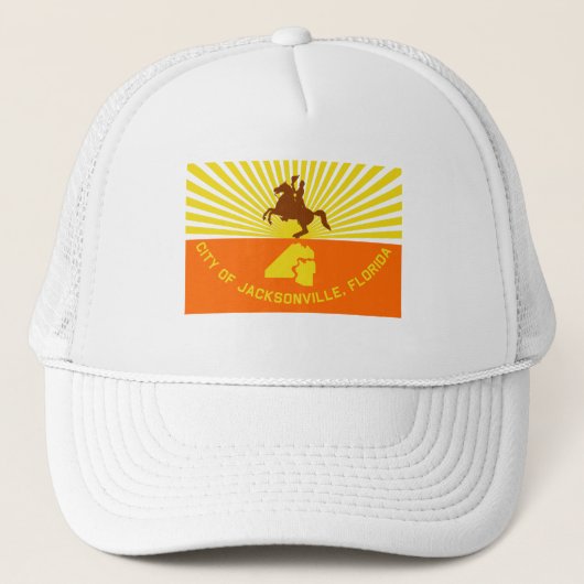Jacksonville Flag Truckerkappe (Vorderseite)
