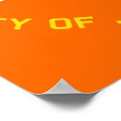 Jacksonville-Flagge Poster (Ecke)