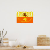 Jacksonville-Flagge Poster (Küche)