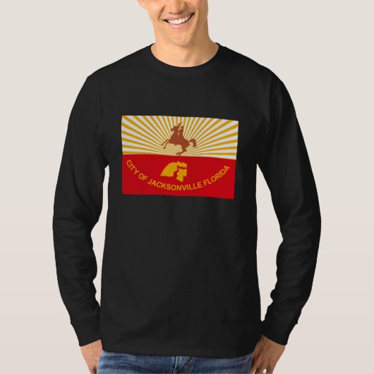 Jacksonville-Flaggen-T - Shirt (Vorderseite)