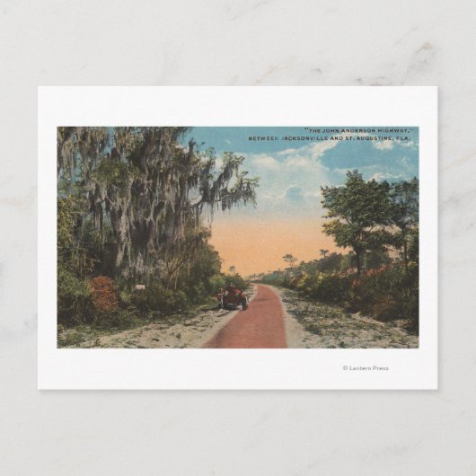 Jacksonville, Florida - Ansicht von John Anderson Postkarte (Vorderseite)