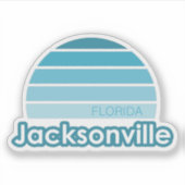 Jacksonville Florida Aufkleber (Vorderseite)