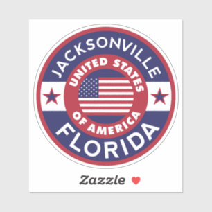 JACKSONVILLE, Florida Aufkleber