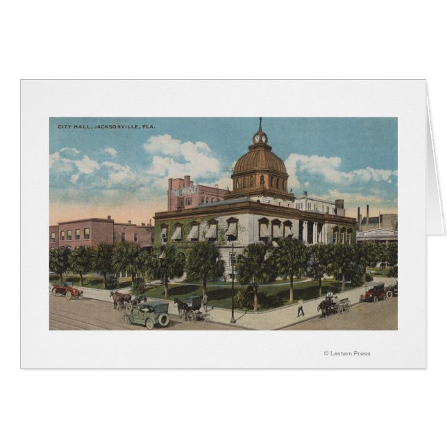 Jacksonville, Florida - Außenansicht der Stadt (Vorderseite (Horizontal))