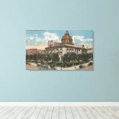 Jacksonville, Florida - Außenansicht der Stadt Leinwanddruck (Insitu (Holzboden))