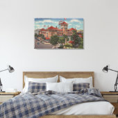 Jacksonville, Florida - Außenansicht des Hotels Leinwanddruck (Insitu (Schlafzimmer))
