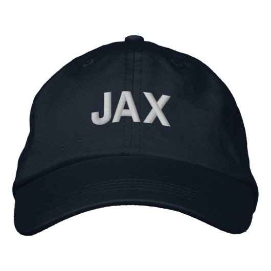 Jacksonville Florida bestickt BaseballHat Bestickte Baseballkappe (Vorderseite)