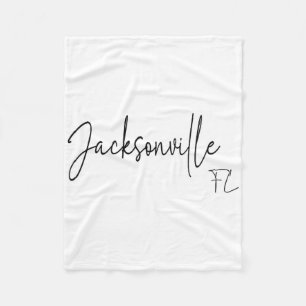 Jacksonville Florida Ca Retro Fleecedecke