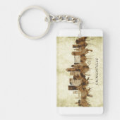 Jacksonville Florida Cityscape Schlüsselanhänger (Vorderseite)