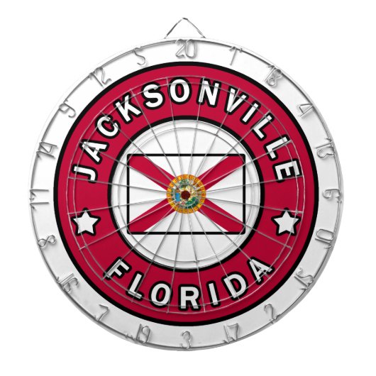 Jacksonville Florida Dartscheibe (vorne)