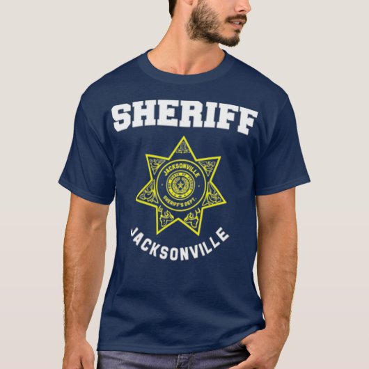 Jacksonville Florida Duval Landkreis Sheriff T-Shirt (Vorderseite)