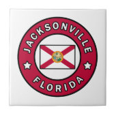 Jacksonville Florida Fliese (Vorderseite)