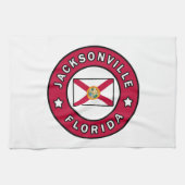 Jacksonville Florida Geschirrtuch (Horizontal)