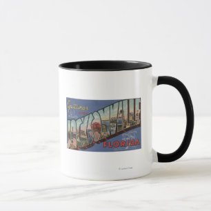 Jacksonville, Florida - große Buchstabe-Szenen 2 Tasse
