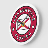 Jacksonville Florida Große Wanduhr (Winkel)