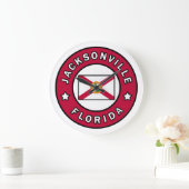 Jacksonville Florida Große Wanduhr (Zuhause)