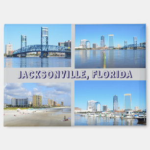 Jacksonville, Florida Holiday Magnet
