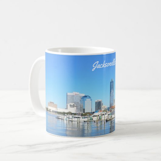 Jacksonville, Florida Kaffeetasse (Vorderseite Links)