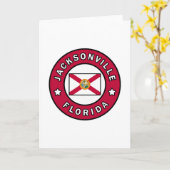 Jacksonville Florida Karte (Gelbe Blume)