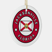 Jacksonville Florida Keramik Ornament (Rechts)