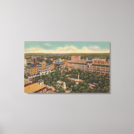 Jacksonville, Florida - Luftbild von Hemming Leinwanddruck (Vorderseite)