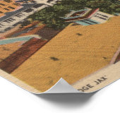 Jacksonville, Florida - Luftbild von Hemming Poster (Ecke)