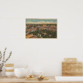 Jacksonville, Florida - Luftbild von Hemming Poster (Küche)