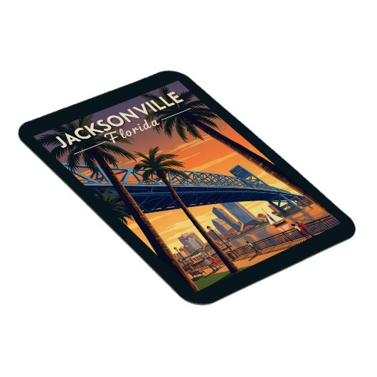 Jacksonville Florida Magnet (Rechte Seite)