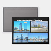Jacksonville, Florida Magnet (Vorderseite/Rückseite)