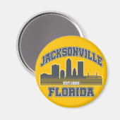 Jacksonville, Florida Magnet (Vorderseite/Rückseite)