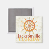 Jacksonville Florida Magnet des Kapitäns (Vorderseite/Rückseite)