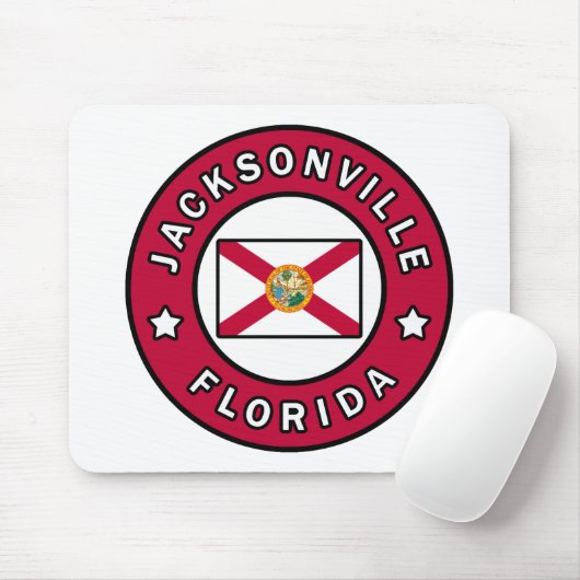 Jacksonville Florida Mousepad (Mit Mouse)